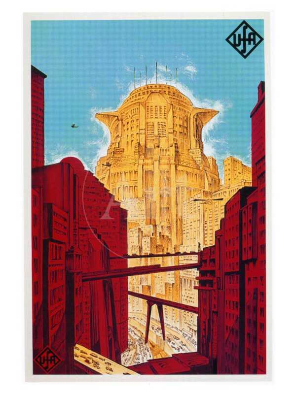 Metropolis, German Movie Poster, 1926 - Stretched Canvas Print