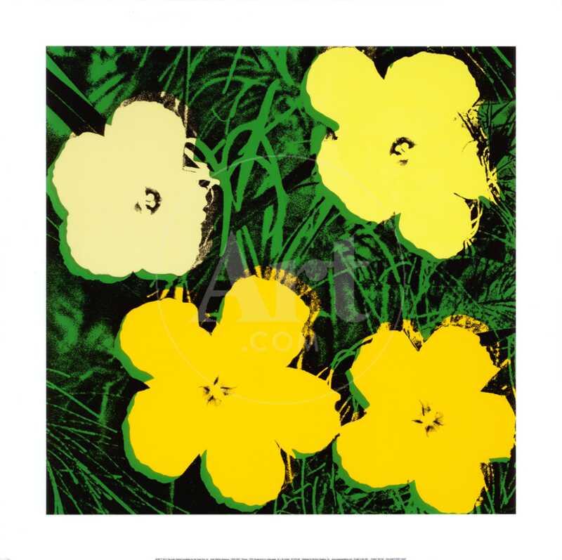 Flowers, c.1970 (Yellow) - Giclee Print