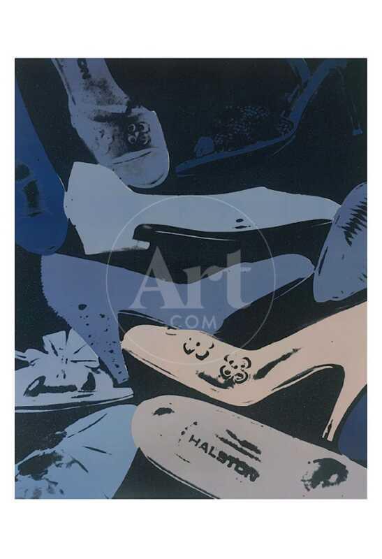 Diamond Dust Shoes, 1981 (Blue and Grey) - Art Print