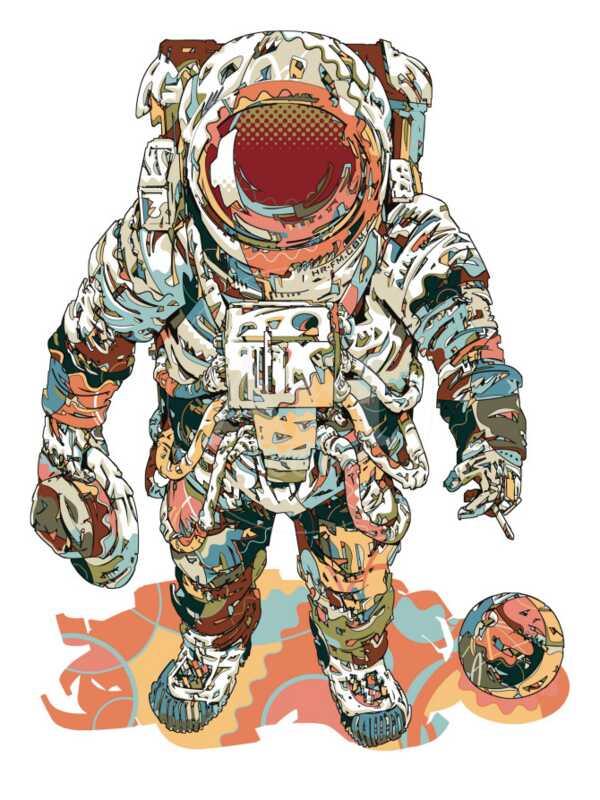 Fly Me To The Moon - Giclee Print