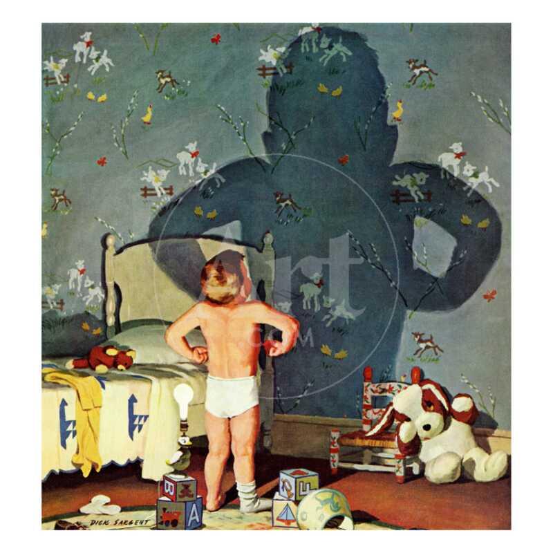 "Big Shadow, Little Boy," October 22, 1960 - Giclee Print