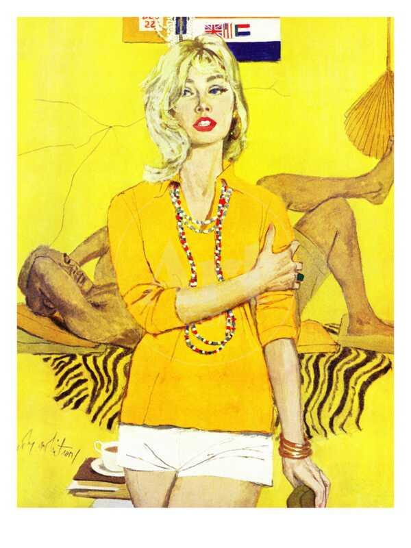 The Man Who Scorned Christmas - Saturday Evening Post "Leading Ladies", December 19, 1959 pg.29