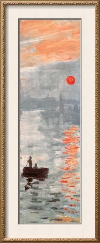 Impression, Sunrise, c.1872 (detail) - Framed Art Print