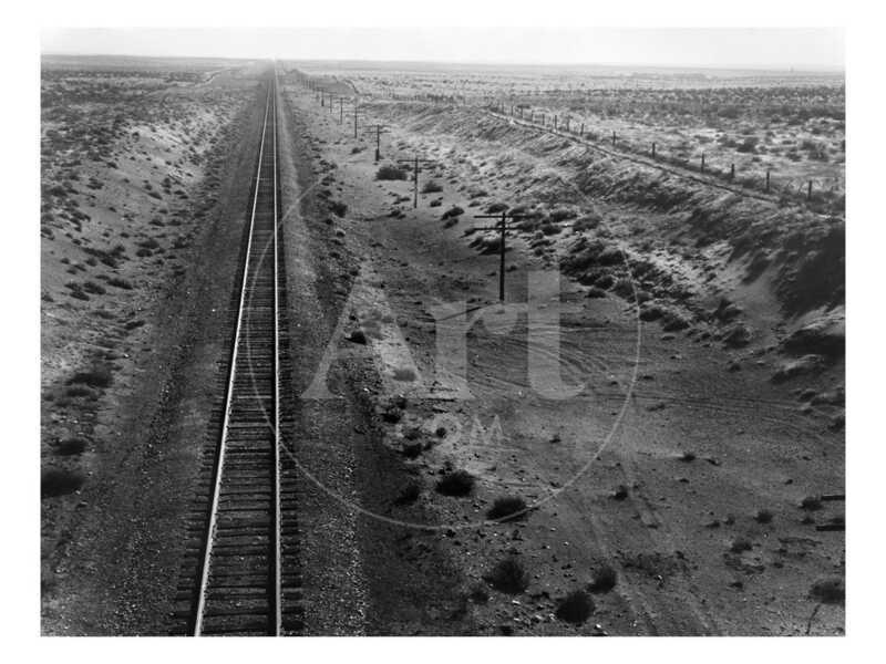 Railroad Tracks, 1939 - Giclee Print