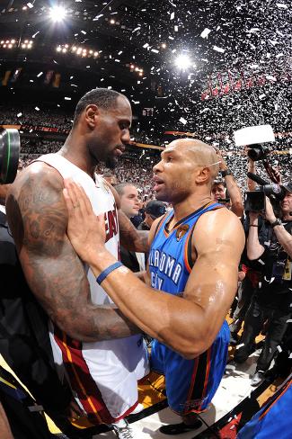 Miami Heat Oklahoma City Thunder on Miami Fl June 21 Miami Heat And Oklahoma City Thunder Game Five