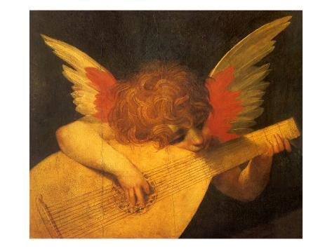 Angel Playing Lute