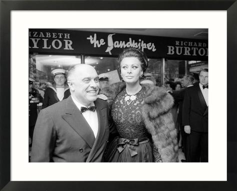 Carlo Ponti and Sophia Loren Pr...