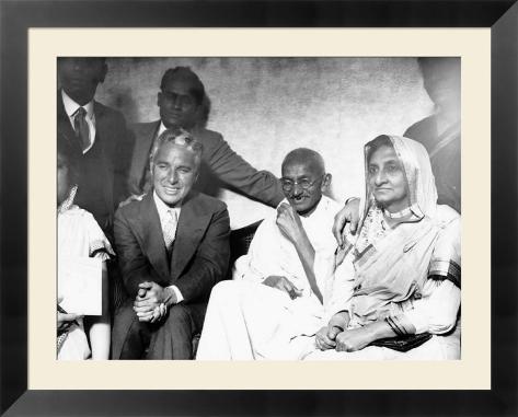 Gandhi Charlie Chaplin