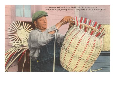 Cherokee Indian Basket