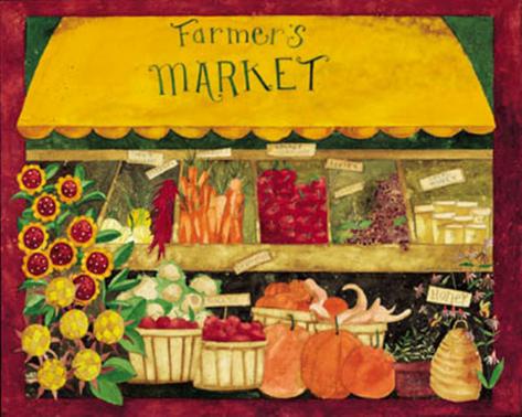 Farmermarket on Farmer S Market Print By Dan Dipaolo At Art Com