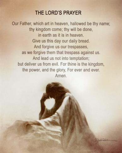 Unusual image within printable copy of the lord's prayer Intrepid image regarding printable copy of the lord's prayer