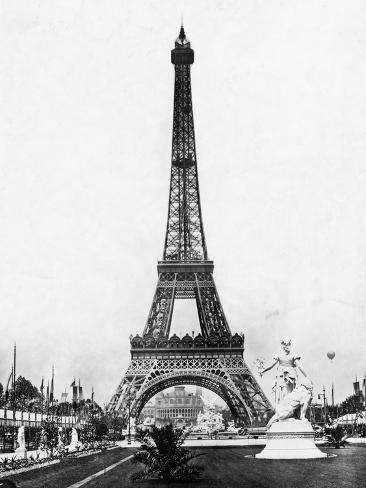 Printable Picture Eiffel Tower on Eiffel Tower From Exhibition Grounds Photographic Print At Art Com