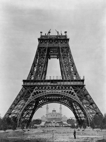 Printable Picture Eiffel Tower on Eiffel Tower Under Construction