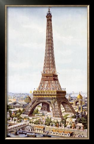 Print Picture Eiffel Tower on Framed Art Framed Art Prints Framed Canvas Framed Limited Editions