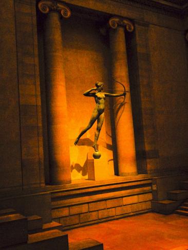 Phila Museum on Bronze Statue Of Diana Philadelphia Museum Of Art Pennsylvania Usa