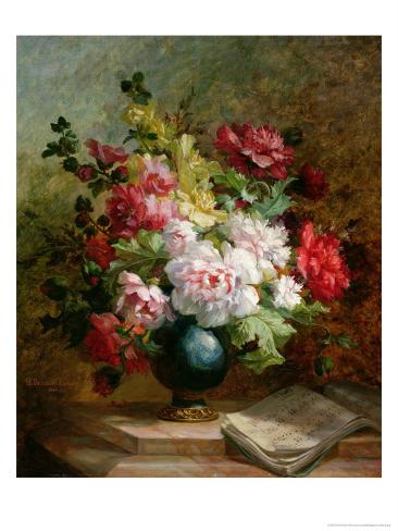  - emile-henri-brunner-lacoste-still-life-with-flowers-and-sheet-music_i-G-16-1638-O67GD00Z