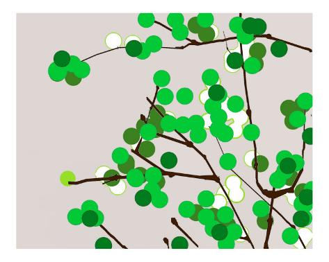 Cherry Blossom Green