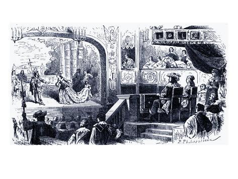 Century Theaters on French Theatre In 17th Century Giclee Print At Art Com