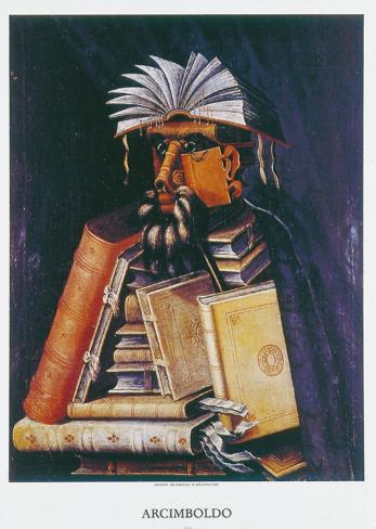 The Librarian Print by Giuseppe Arcimboldo at