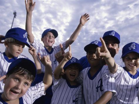 Boys Celebrating