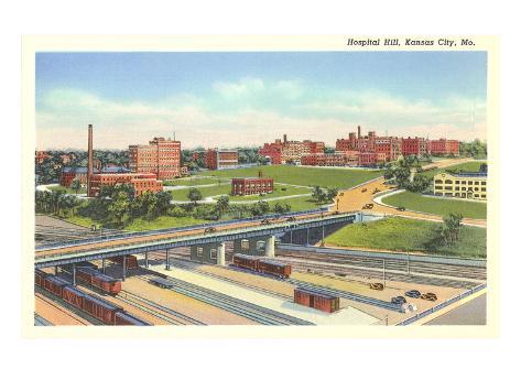 Hospital Hill, Kansas City, Missouri Print
