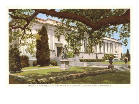 Huntington Library, San Marino, California Art Print at Art