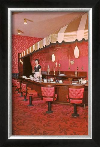  Coffee Shop on Interior  Retro Coffee Shop Pre Made Frame At Art Com