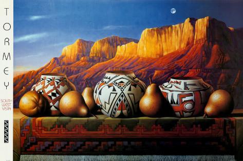 southwestern vista art print by james tormey at art com southwestern vista art print by james tormey at art com