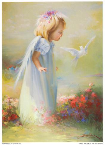 Baby Angel IV Art Print by Joyce Birkenstock at Art