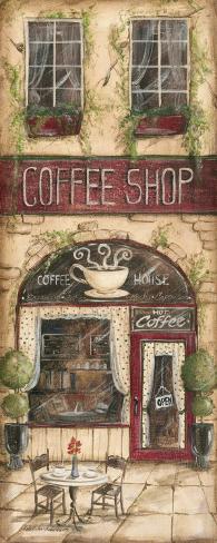 Coffee Shop  on Coffee Shop Print By Kate Mcrostie At Art Co Uk