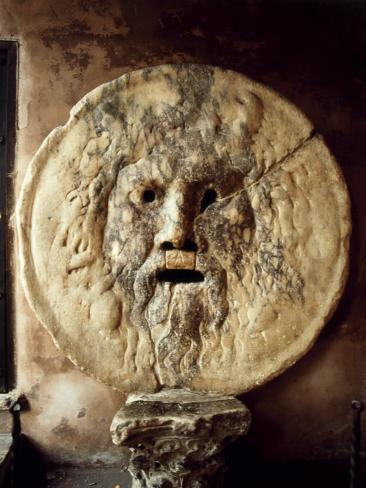 La Bocca della Verit?The Mouth of Truth), Roman Relief of the Face