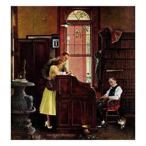 Norman Rockwell Marriage