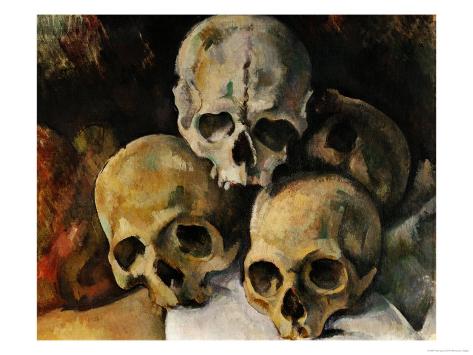 Cezanne Skulls Painting