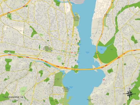 Map Alexandria Va