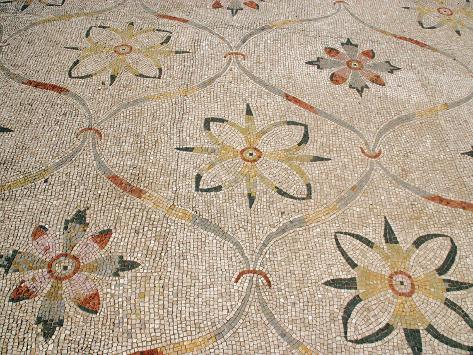 Roman Flower Mosaic