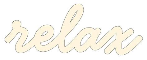 Relax Wood Sign at Art.com