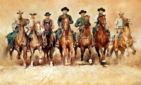 The Magnificent Seven Print by Renato Casaro