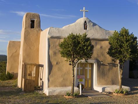 San Francisco De Asis Church Dating from 1835, Golden, New Mexico