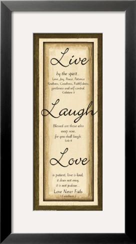 Live Laugh Love Picture Frames on Sage Sign Live Laugh Love Framed Print