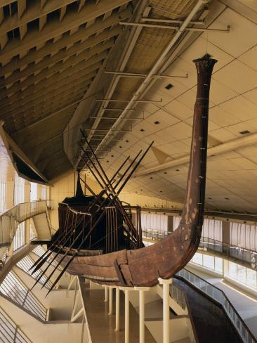 Solar Barque of Khufu (Cheops), 4th Dynasty (c. 2575-2450 BC) Old Kingdom Egyptian Pharaoh