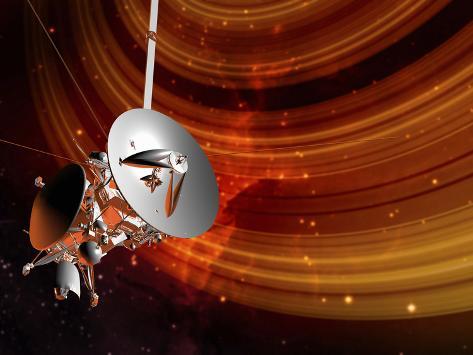 Satellite Around Saturn