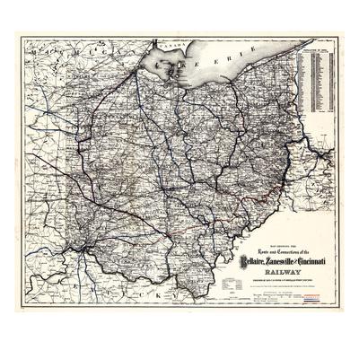 24x36 Vintage Reproduction Railroad Train Map South Carolina 1836