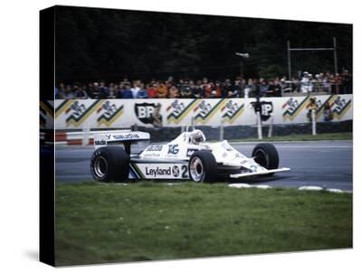 BRITISH GRAND PRIX 1966 BRANDS HATCH RACE CANVAS PRINT STRETCHED AND FRAMED