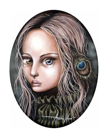 FANTASY ART PRINT Pssst Angelina Wrona