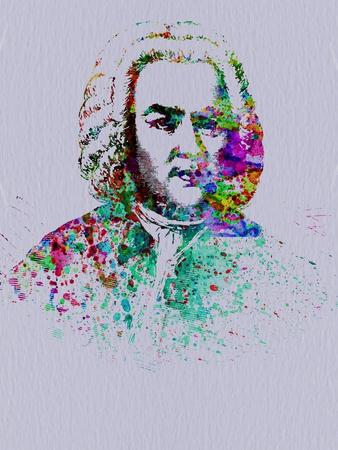 Johann Sebastian Bach - Vintage Design - CSY Art Print by Chokullov Art  Studio