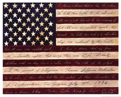 May 1917 by Childe Hassam Art Print Manhattan USA Flag Poster 11x14 Allies Day