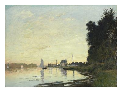 Argenteuil 10x8 In 1872 by Claude Monet Art Print