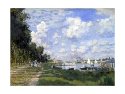 Argenteuil 10x8 In 1872 by Claude Monet Art Print