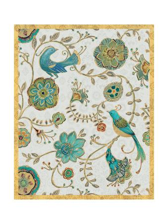 Bohemian Wings VIII Aubergine Poster Print by Daphne Brissonnet 24 x 24