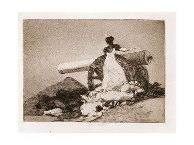Francisco Jose De Goya Play Another With Cape Art Print Framed 12x16